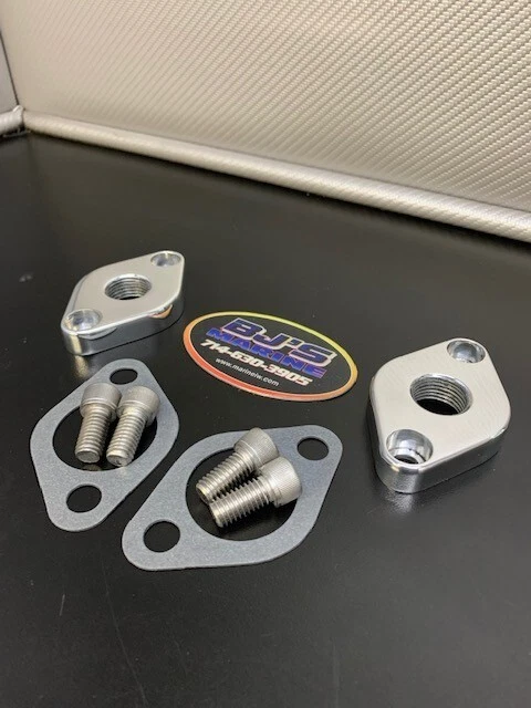 Placas de entrada de agua Billet Big Block Chevy Chevrolet 454 502 Berkeley Jet Boat Foto 3 de 3