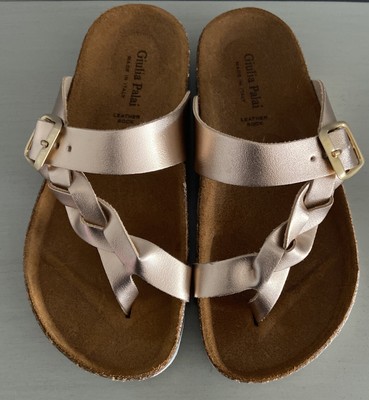 girls cork bed sandals