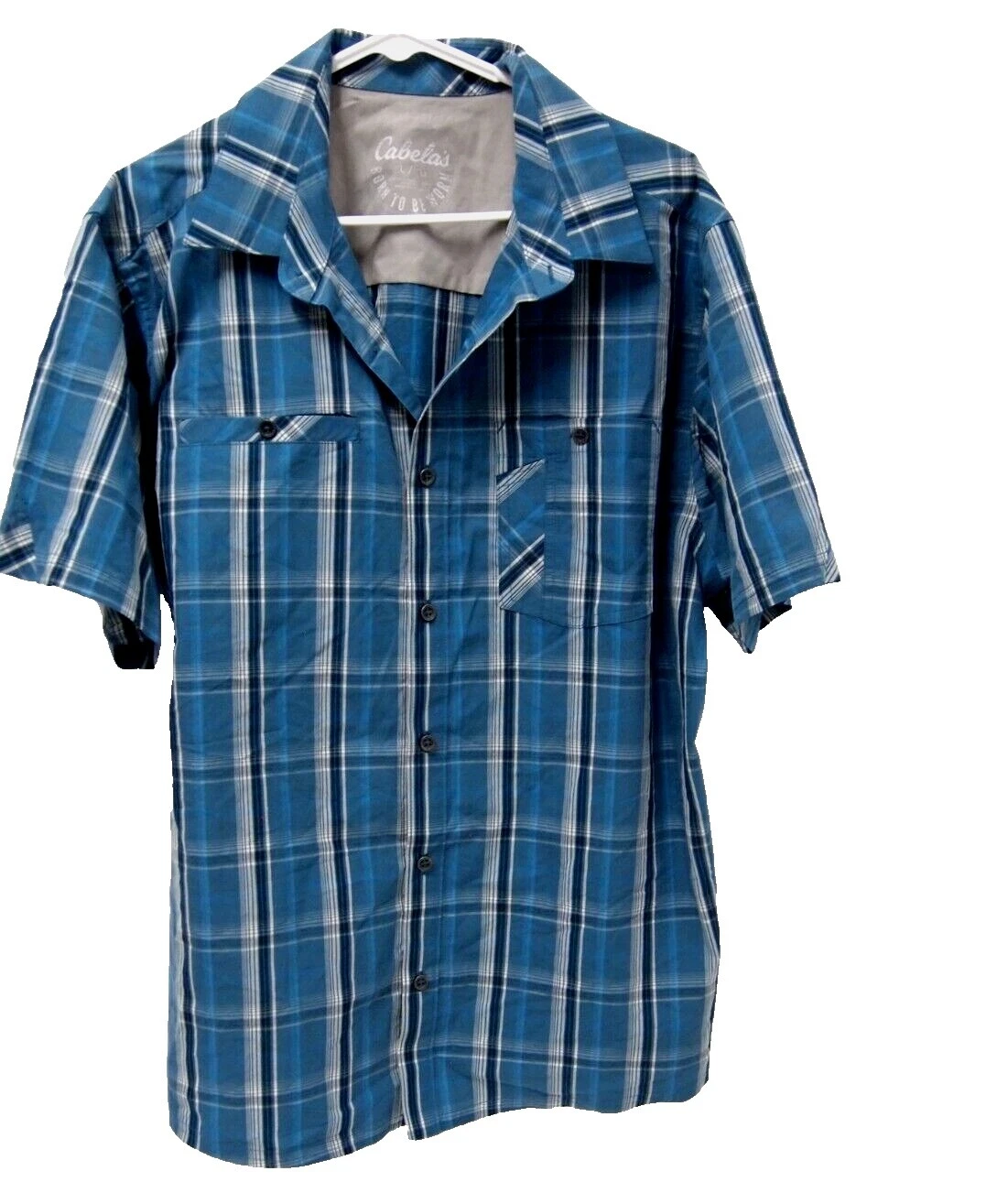 Cabela's Short Sleeve White Shirts for Men