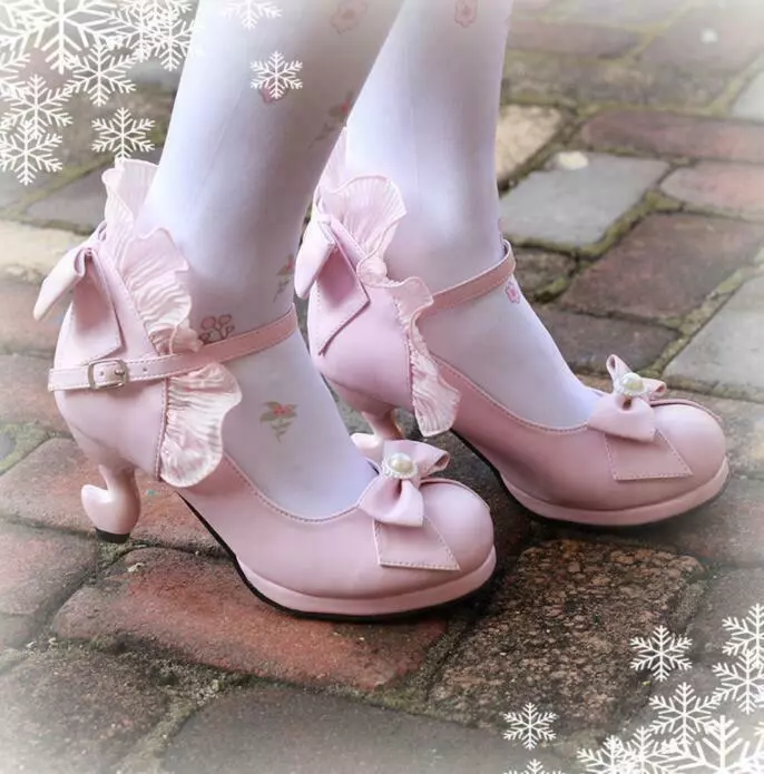 Pink shop lolita heels