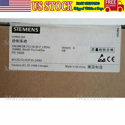 New Siemens 6FC5210-0DF33-2AB0 SINUMERIK PCU 50.3B-P 6FC5 210-0DF33-2AB0