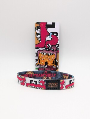 Zox Monster #399 Whole Team Holly ~ NEW ~ Medium ~ Wristband ~ Card & Pin
