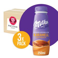 3er Pack - Milka Schokoladenmilch Karamell 3x 250ml