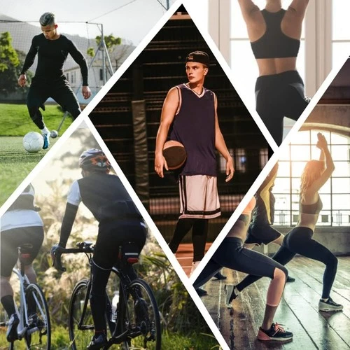 HYCOPROT Men's Compression Pants Athletic Tight,Leggings Base Medium, Black  image 6
