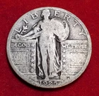 ☆1925 Standing Liberty Silver Quarter AC Average Cir☆