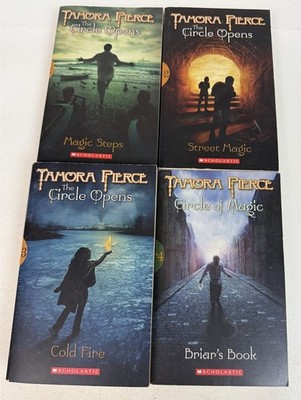 Tamora Pierce * Lot 4 The Circle Opens Street Magic Steps Cold Fire Shatterglass
