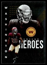 2021 Panini Absolute Unsung Heroes Kendall Fuller Washington Football Team #UH17