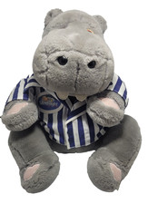 SILENTNIGHT HIPPO TEDDY CUDDLY LARGER 12"PLUSH SOFT TOY HIPPO SOUVENIR