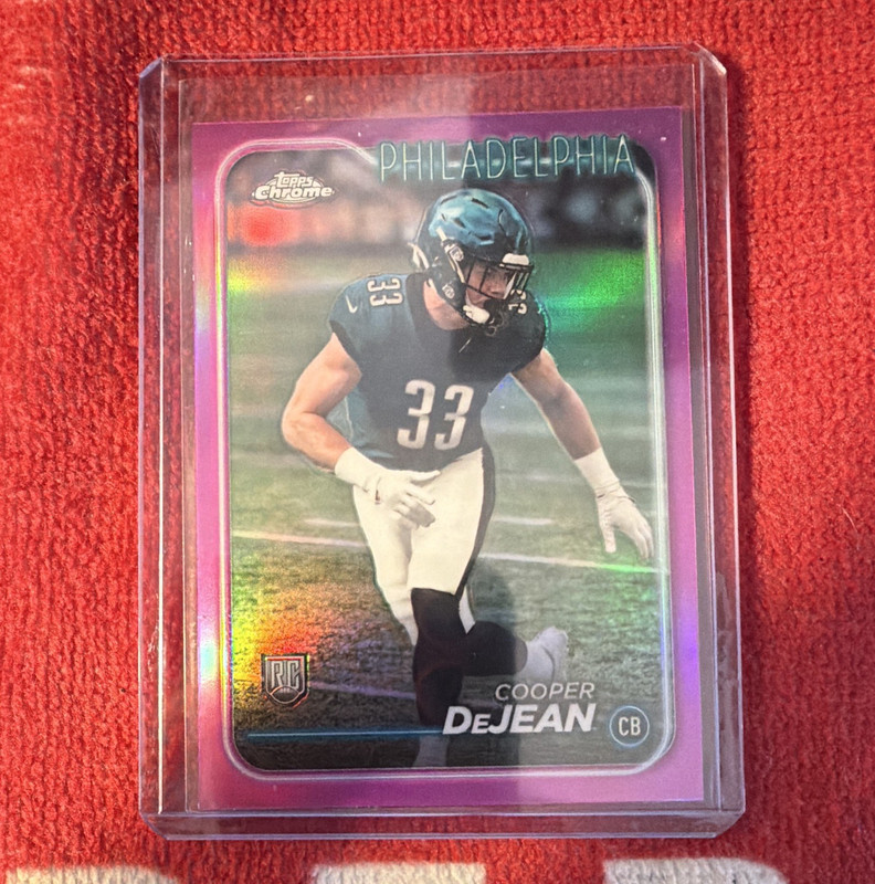 Topps 2024 Topps Chrome Cooper DeJean Philadelphia Eagles #232 RC Purple