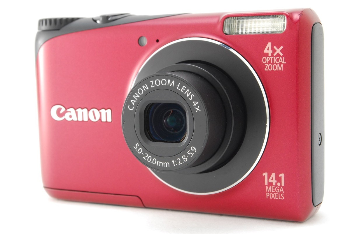 【現状品】Canon PowerShot A2200 レッド Amazon.com : Canon Powershot A2200 14.1 MP Digital Camera