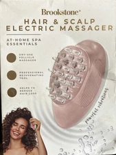 Brookstone Hair & Scalp Electric Massager! Home Spa Essential.  Awesome- NEW!