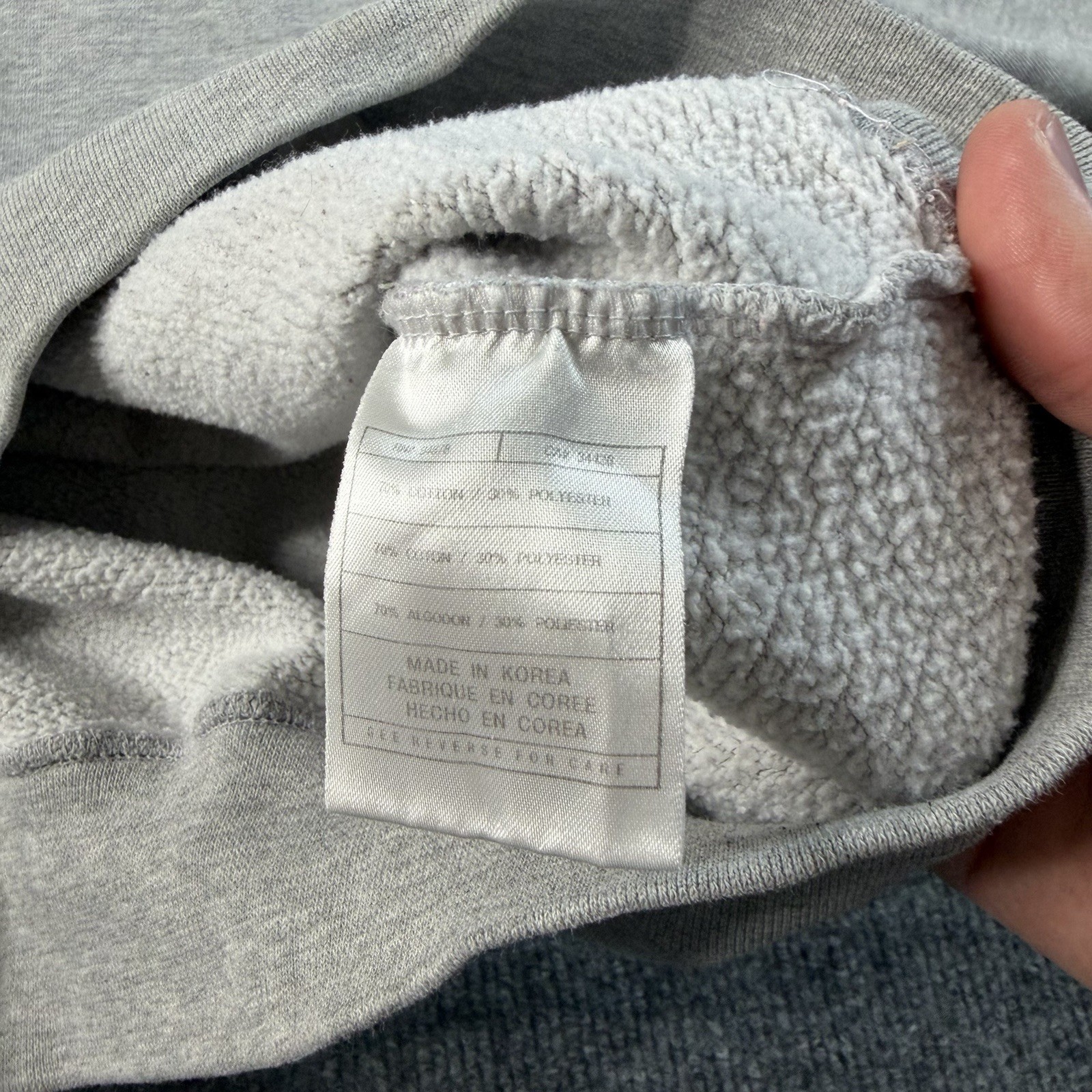 Vintage Nike Florida Gators Spell Out Crewneck Mens Large Center Swoosh Gray Y2K thumbnail 9