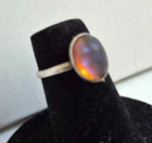 Vintage Opal Ring Sterling Silver Size 2.5 Child