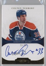 2011-12 Panini Dominion Auto Rookies Gold 22/25 Colten Teubert #117 2a8