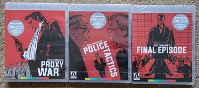 The Yakuza Papers 3x Blu Ray Lot, Arrow Video, Volumes 3,4,5, Proxy Wars, Final