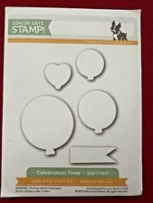 Simon Says Stamp! Celebration Time metal dies Balloon dies