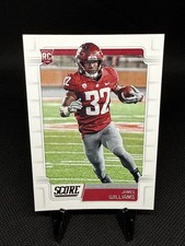 2019 Panini Score James Williams Rookie #410 Washi Cougars RC
