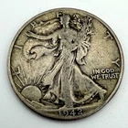 1942 Walking Liberty Silver Half Dollar