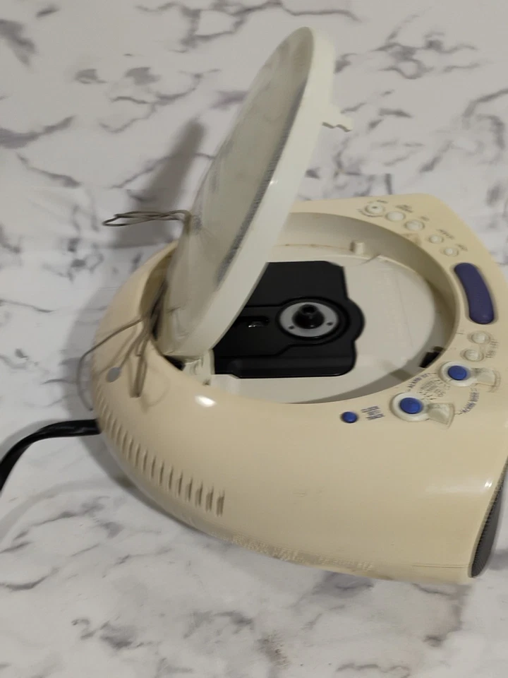 Sony Dream Machine ICF-CD837 Alarm Clock FM/AM CD Clock Radio TESTED - Image 4 of 4