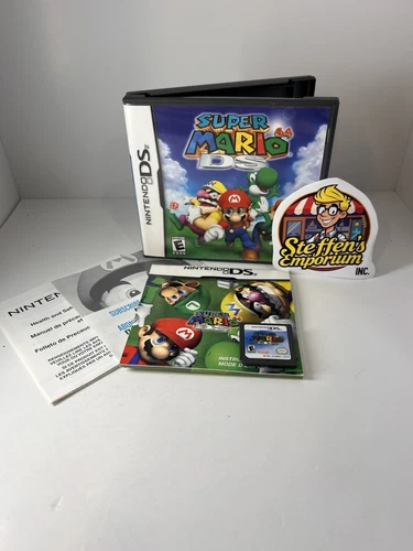 Super Mario 64 DS (Nintendo DS, 2004) Red Box! Complete In Box CIB