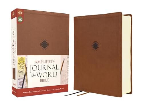 Zondervan Unisex Multicolor Amplified Journal The Word Bible, Leathersoft, Brown Leather - Image 5