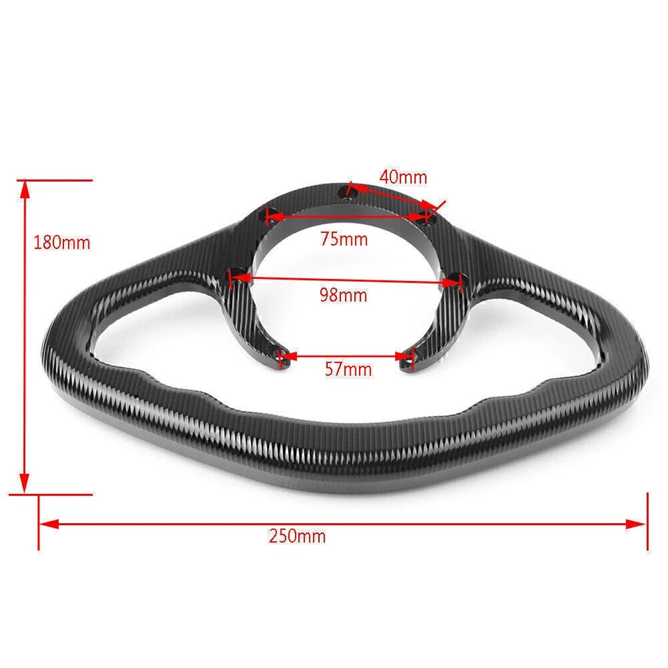 Blau Tank Beifahrer Handgriff Lenkergriff für Honda CBR1000RR CBR1100XX 2000-UP - Image 2 of 2