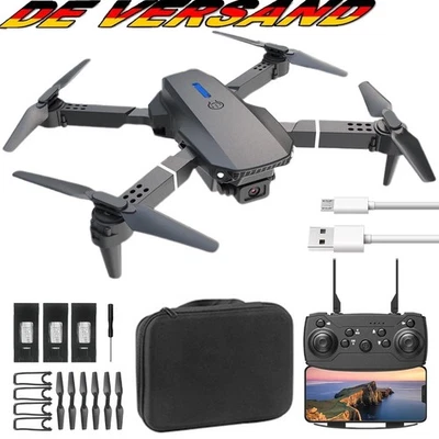 MARKENLOS Quadrocopter mit 4K Dual-Kamera WiFi Übertragung, automatische Rückkehr Anfänger