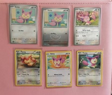 6x Pokemon TCG Skitty Bundle Mixed set (No duplicate) NM