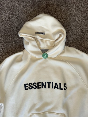 Fear Of God Essential Pullover Hoodie Mens Size Large PRISTINE Shape - Picture 5 of 13