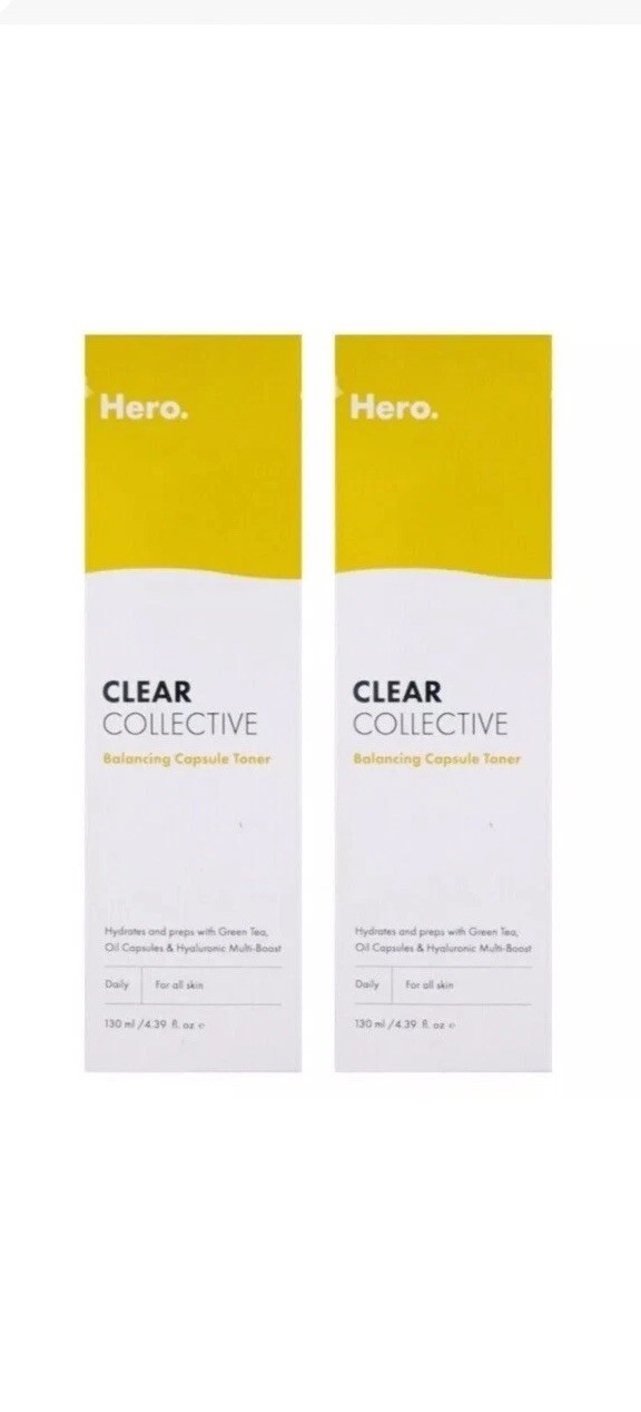 HERO CLEAR COLLECTIVE Balancing Capsule Toners, 4.39 fl oz-2 Available