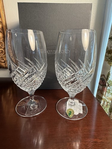 Waterford Crystal Essentially Wave Iced Tea Iced Beverages New in Box. 6 7/8" - Picture 1 of 5