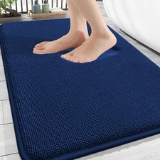 Thick Memory Foam Bath Mat Rug 34x21, Extra Soft Absorbent Bathroom Rug, Quic...