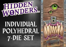 Chessex Hidden Wonders Assorted 7-Die Polyhedral Set