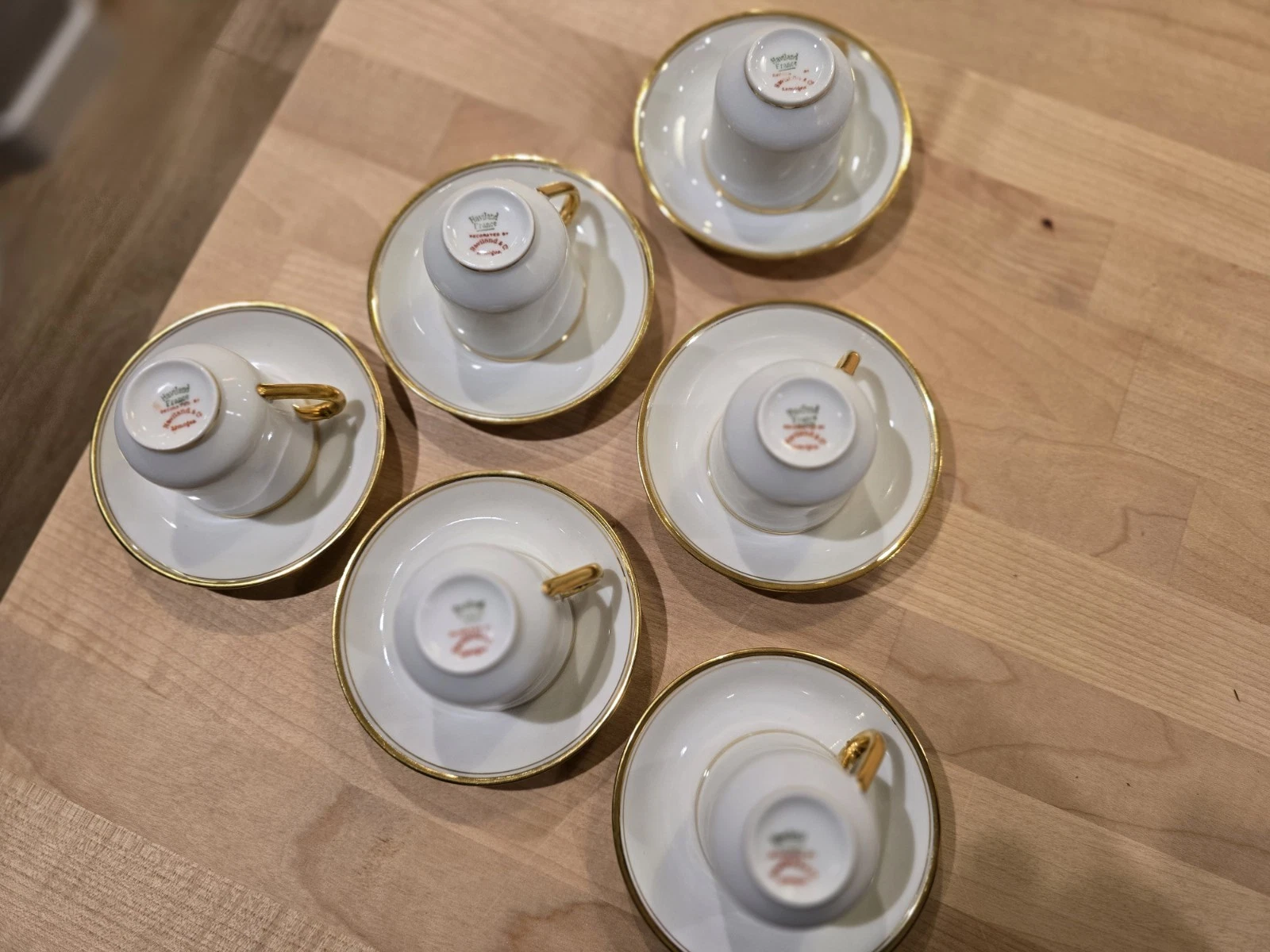 Haviland Limoges Demitasse Cup and Saucer - Thumbnail 4