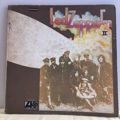 LED Zeppelin II 1969 / Atlantic Records SD 8236 Vinyl LP / LW AT / SRC PRESS VG+