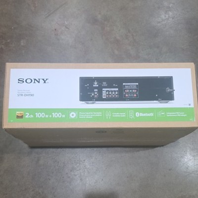 Sony STR-DH190 Stereo Receiver Bluetooth FM Radio 2ch 100W+100W 