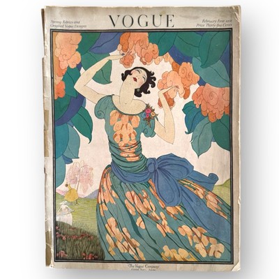 February 1921 Vogue Magazine Helen Dryden, Chanel, Entire Magazine Vintage READ