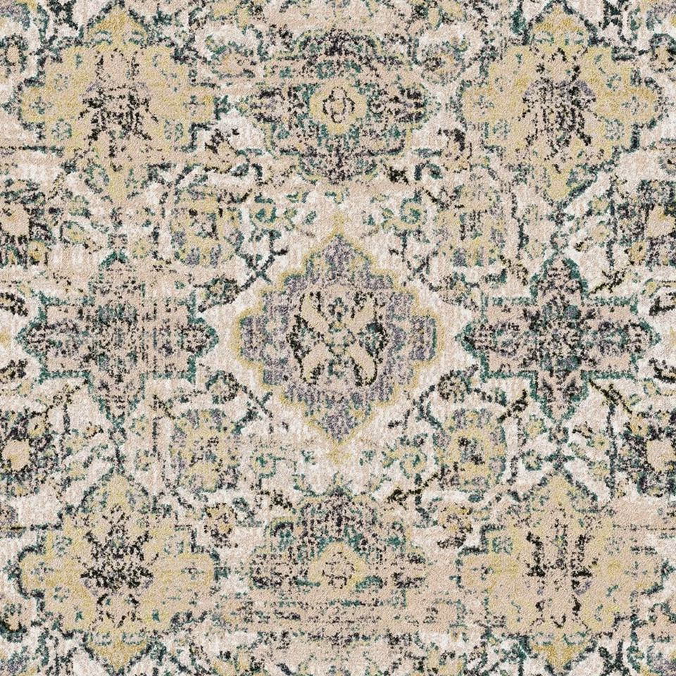 Alfombra Milliken Residency VINTAGE FOCUS moderna de nailon resistente a la deformación verde Foto 2 de 4