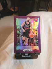 2023-24 Panini Prizm Deca - Evan Fournier #27 Purple Prizm /99 Detroit Pistons