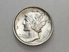 1920-P 10C MERCURY SILVER DIME BU FSB