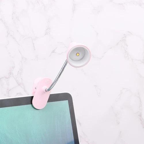 1Pc Mini LED Clamp Reading Lamp Night Lights Home Portable Book Clip Lamp