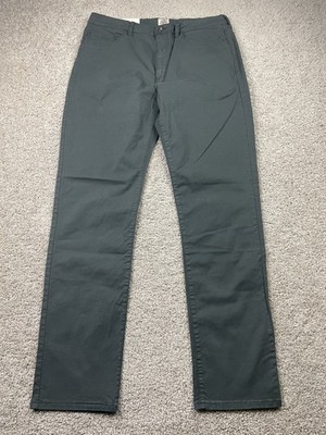 Flint And Tinder Huckberry 365 Chino Pants Men 36x34 Gray Straight Fit New