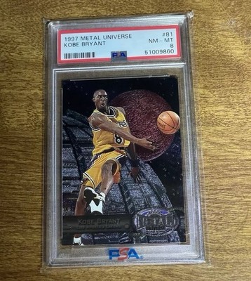 1997-98 Metal Universe #81 Kobe Bryant Lakers HOF PSA 8 | eBay