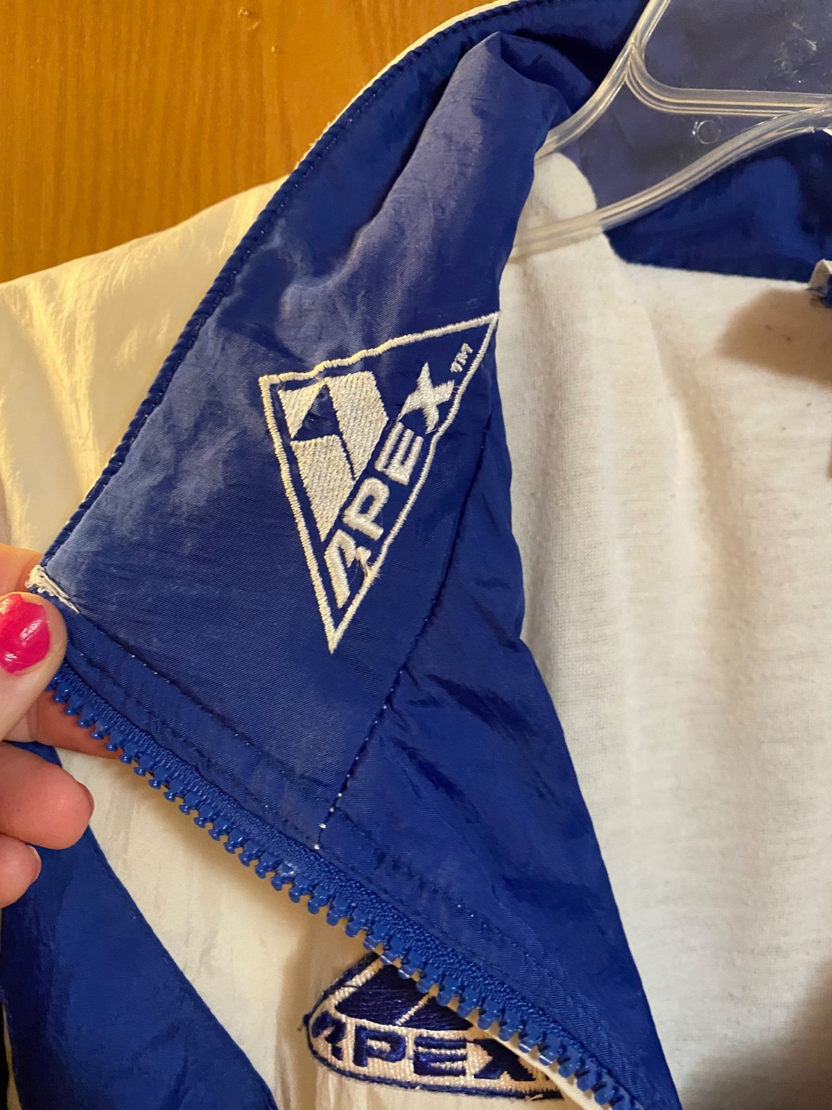 VTG 90s Kentucy Wildcats Windbreaker Jacket Apex One Shark Tooth szL Retro Adult