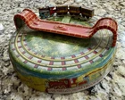 Vintage Marx Toys Honeymoon Express Special 5 3/4” across Tim Litho Wind-up Toy
