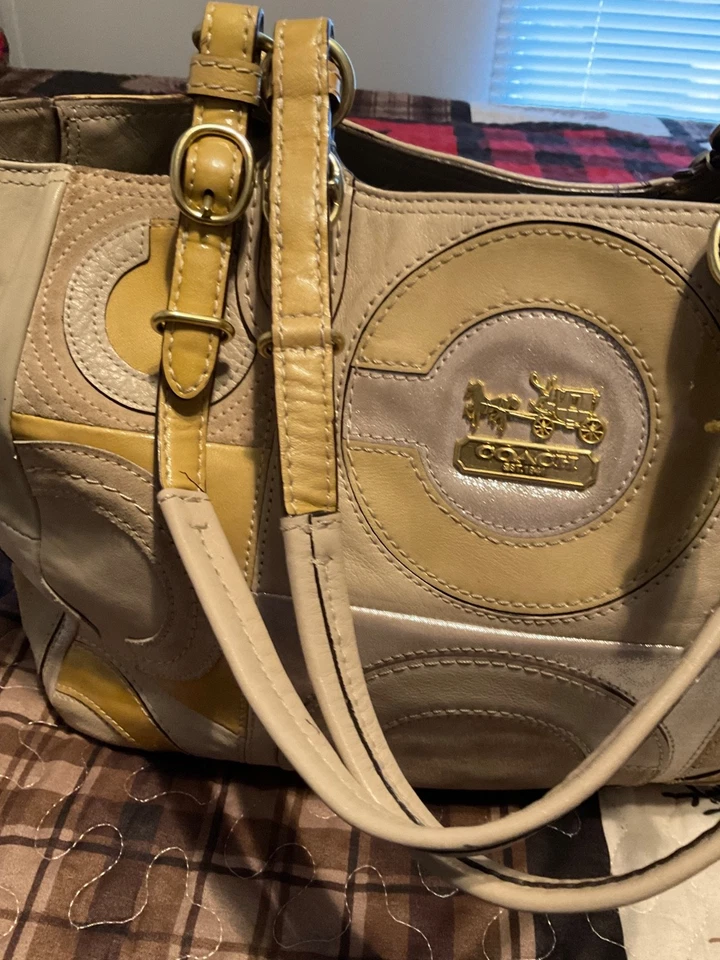 Coach Madison Mia multicolor cuero y gamuza Foto 3 de 4