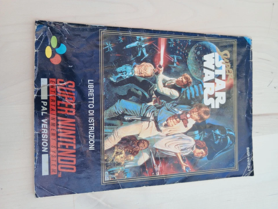  🇮🇹 SUPER STAR WARS VIDEOGIOCO SUPER NINTENDO SNES, 1996, GIG COMPLETO  - Immagine 3 di 4