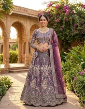 Butterfly Net Lehenga Choli Set 4M Flair Sequins Work Sangeet Mehendi Wear