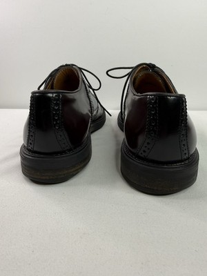 Bostonian Strada Two-Tone Burgundy and Black Leather Dress  display picture 1