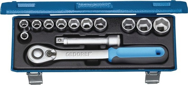 "Gedore SteckschlüSsel-Garnitur 1/2\" 13Tlg. 19 KMU-20 - 2545810"-image